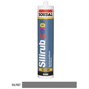 Immagine di silicone neutro color ml. 300 ral 9007 silirub alluminio grigiastro                                                                                           