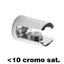 Immagine di reggimensole morsetto tonde zm d.20x24 cromo s. x cristalli fino mm. 10                                                                                           