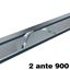 Immagine di Kit Switch per ante scorrevoli in linea 900 mm alluminio anodizzato argento 