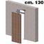 Immagine di guarniture porte scorrevoli ghost parete/130 set c/binario cm. 130                                                                                           