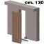 Immagine di guarniture porte scorrevoli ghost pavim./130 set c/binario cm. 130                                                                                           