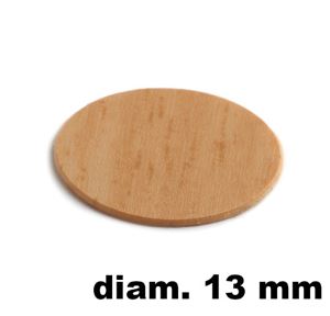 Immagine di tappi adesivi abs diam. mm. 13 acero 2128 foglio 20 tappi                                                                                           