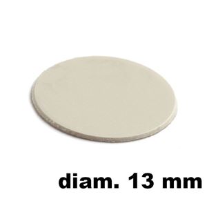 Immagine di tappi adesivi abs diam. mm. 13 avorio 9876 foglio 20 tappi                                                                                           