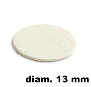 Immagine di tappi adesivi abs diam. mm. 13 bianco 11164plr2 foglio 20 tappi                                                                                           