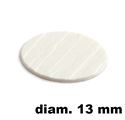 Immagine di tappi adesivi abs diam. mm. 13 bianco 13759 foglio 20 tappi                                                                                           