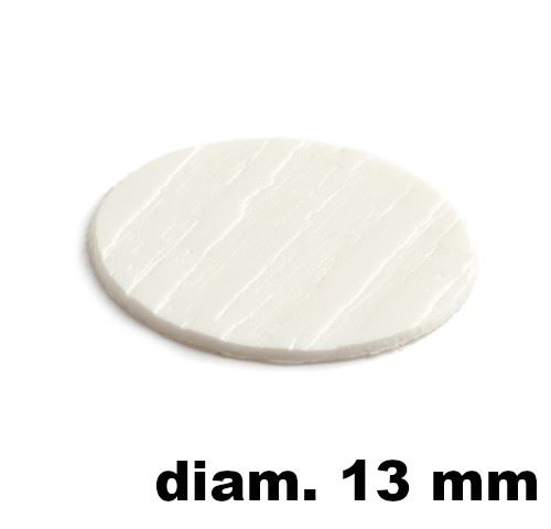 Immagine di tappi adesivi abs diam. mm. 13 bianco 13759 foglio 20 tappi                                                                                           