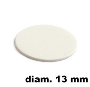 Immagine di tappi adesivi abs diam. mm. 13 bianco 13933 foglio 20 tappi                                                                                           