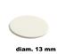 Immagine di tappi adesivi abs diam. mm. 13 bianco 13933 foglio 20 tappi                                                                                           
