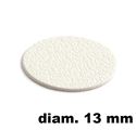 Immagine di tappi adesivi abs diam. mm. 13 bianco  6762 foglio 20 tappi                                                                                           
