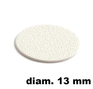 Immagine di tappi adesivi abs diam. mm. 13 bianco  6762 foglio 20 tappi                                                                                           
