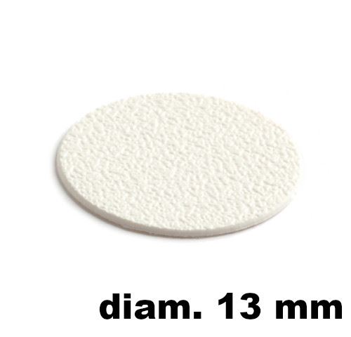 Immagine di tappi adesivi abs diam. mm. 13 bianco  6762 foglio 20 tappi                                                                                           