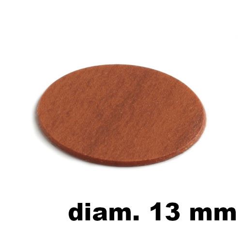 Immagine di tappi adesivi abs diam. mm. 13 ciliegio 9019 foglio 20 tappi                                                                                           
