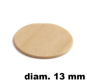 Immagine di tappi adesivi abs diam. mm. 13 frassino  168 foglio 20 tappi                                                                                           