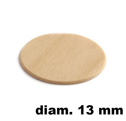 Immagine di tappi adesivi abs diam. mm. 13 frassino  168 foglio 20 tappi                                                                                           