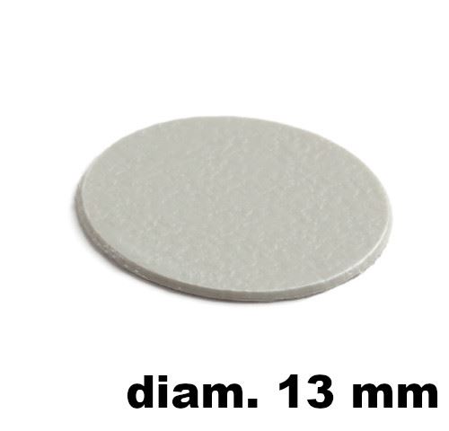 Immagine di tappi adesivi abs diam. mm. 13 grigio 93520 foglio 20 tappi                                                                                           