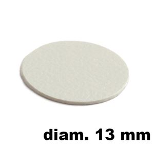 Immagine di tappi adesivi abs diam. mm. 13 grigio 93562 foglio 20 tappi                                                                                           