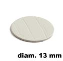 Immagine di tappi adesivi abs diam. mm. 13 grigio 93562plr2 foglio 20 tappi                                                                                           