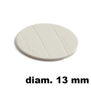 Immagine di tappi adesivi abs diam. mm. 13 grigio 93562plr2 foglio 20 tappi                                                                                           