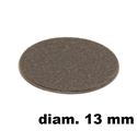 Immagine di tappi adesivi abs diam. mm. 13 grigio 94186 cg foglio 20 tappi                                                                                           