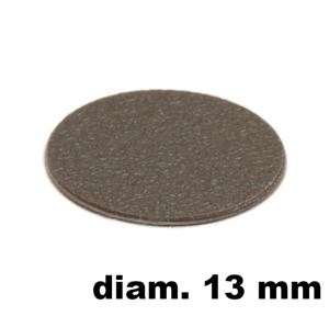 Immagine di tappi adesivi abs diam. mm. 13 grigio 94186 cg foglio 20 tappi                                                                                           