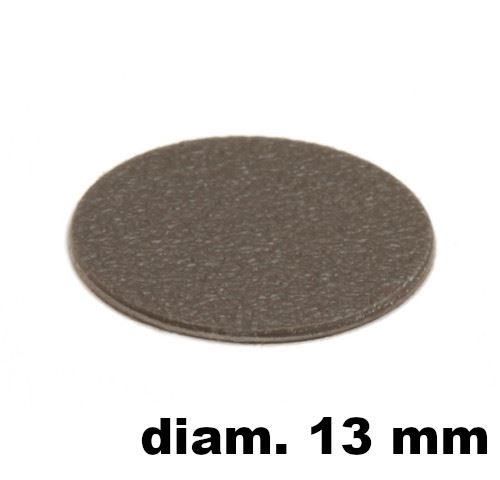 Immagine di tappi adesivi abs diam. mm. 13 grigio 94186 cg foglio 20 tappi                                                                                           