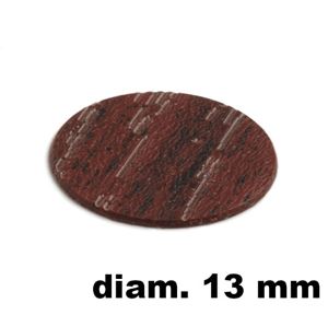 Immagine di tappi adesivi abs diam. mm. 13 noce  6080plr2 foglio 20 tappi                                                                                           