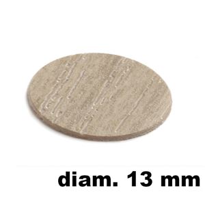 Immagine di tappi adesivi abs diam. mm. 13 olmo  d36 foglio 20 tappi                                                                                           