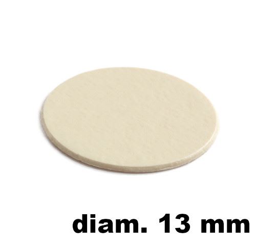 Immagine di tappi adesivi abs diam. mm. 13 panna 18052 foglio 20 tappi                                                                                           