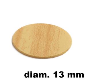 Immagine di tappi adesivi abs diam. mm. 13 pino  282 foglio 20 tappi                                                                                           