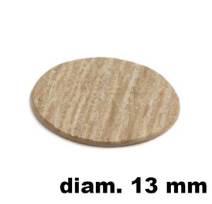 Immagine di tappi adesivi abs diam. mm. 13 rovere 40041 foglio 20 tappi                                                                                           