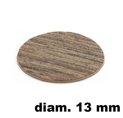 Immagine di tappi adesivi abs diam. mm. 13 rovere 40203 foglio 20 tappi                                                                                           