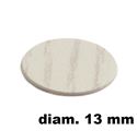 Immagine di tappi adesivi abs diam. mm. 13 rovere  4663 foglio 20 tappi                                                                                           