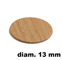 Immagine di tappi adesivi abs diam. mm. 13 rovere  4731 foglio 20 tappi                                                                                           
