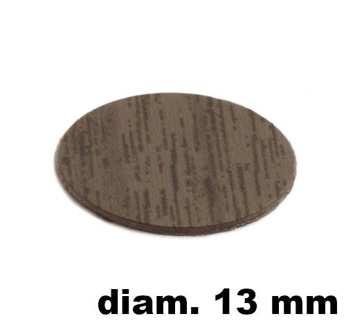 Immagine di tappi adesivi abs diam. mm. 13 rovere  4808 foglio 20 tappi                                                                                           