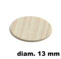 Immagine di tappi adesivi abs diam. mm. 13 rovere  4819 foglio 20 tappi                                                                                           