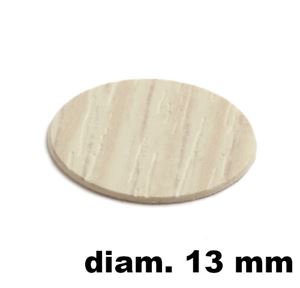 Immagine di tappi adesivi abs diam. mm. 13 rovere  4819 foglio 20 tappi                                                                                           