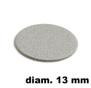 Immagine di tappi adesivi abs diam. mm. 13 silver 01 foglio 20 tappi                                                                                           