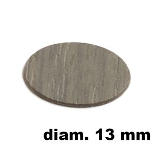 Immagine di tappi adesivi abs diam. mm. 13 tiglio  1052 foglio 20 tappi                                                                                           