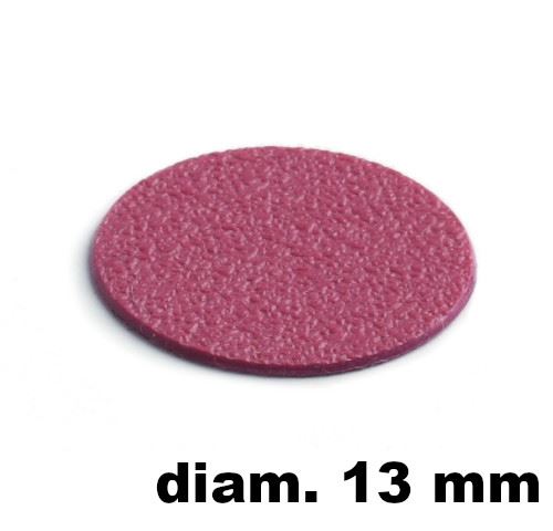 Immagine di tappi adesivi abs diam. mm. 13 rosa  6903 foglio 20 tappi                                                                                           