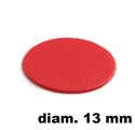 Immagine di tappi adesivi abs diam. mm. 13 rosso 48948 foglio 20 tappi                                                                                           