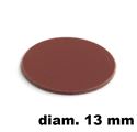 Immagine di tappi adesivi abs diam. mm. 13 rosso 48953 foglio 20 tappi                                                                                           