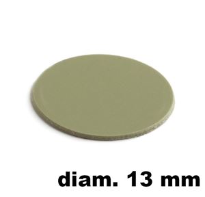 Immagine di tappi adesivi abs diam. mm. 13 verde 78553 foglio 20 tappi                                                                                           
