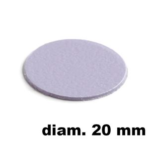 Immagine di tappi adesivi abs diam. mm. 20 lilla 47309 foglio 15 tappi                                                                                           