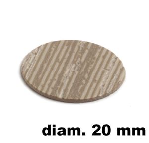 Immagine di tappi adesivi abs diam. mm. 20 limba  c295plr2 foglio 15 tappi                                                                                           
