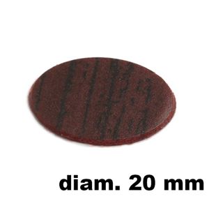 Immagine di tappi adesivi abs diam. mm. 20 mogano 988 foglio 15 tappi                                                                                           