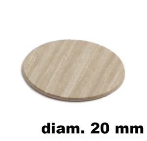 Immagine di tappi adesivi abs diam. mm. 20 olmo 40038 foglio 15 tappi                                                                                           