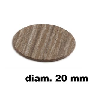 Immagine di tappi adesivi abs diam. mm. 20 olmo 40040 foglio 15 tappi                                                                                           