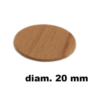 Immagine di tappi adesivi abs diam. mm. 20 pino 2102 foglio 15 tappi                                                                                           