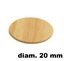 Immagine di tappi adesivi abs diam. mm. 20 pino  282 foglio 15 tappi                                                                                           