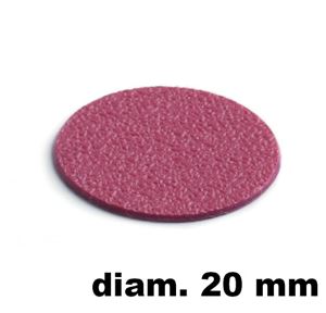 Immagine di tappi adesivi abs diam. mm. 20 rosa 6903 foglio 15 tappi                                                                                           
